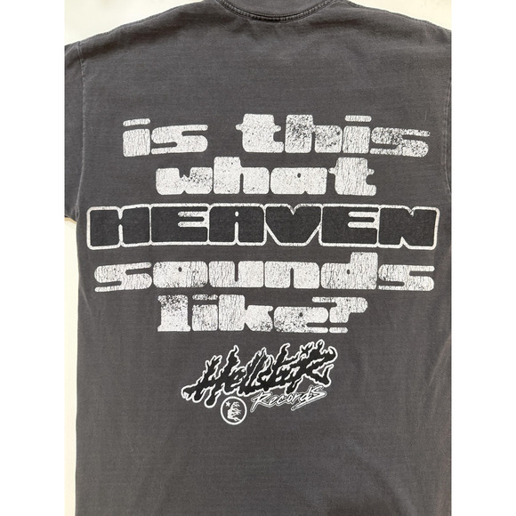 Hellstar Shirt Mens Med Black Path to Paradise Heaven Sounds Streetwear Back Hit - Picture 8 of 8